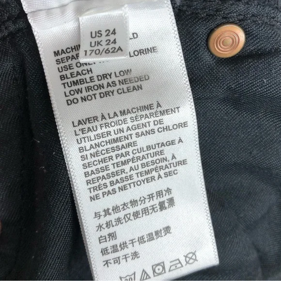 Urban Outfitters BDG A-Line Shorts Washed Black Raw Hem Distressed Short Size 24 - Picture 13 of 16